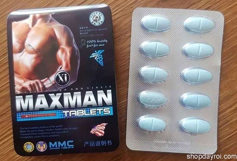 Vỉ thuốc tăng cường sinh lý Maxman